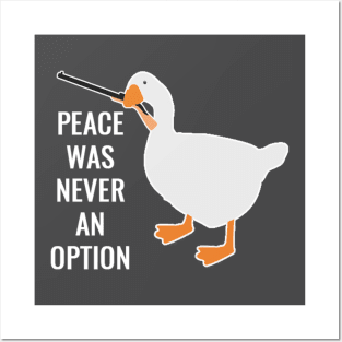 Peace Was Never An Option Posters and Art